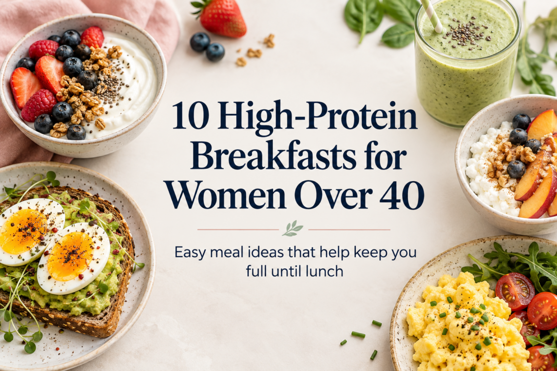10 High protein breakfasts for women over 40