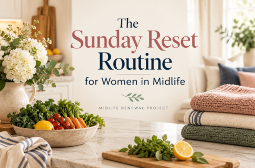 The Sunday Reset Routine for women in midlife
